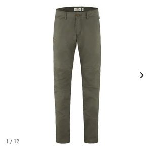 Fjallraven Men’s Sormland Tapered Trousers - Tarmac / Size 33”-34” Long